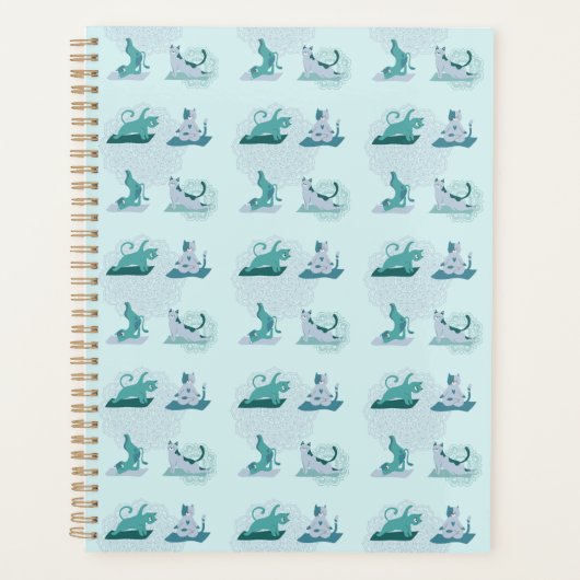 Green Yoga Cats Planer (Vorderseite)