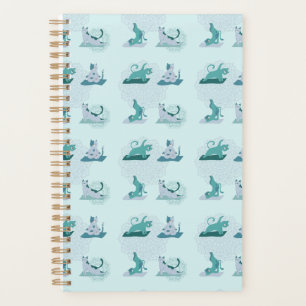 Green Yoga Cats Planer