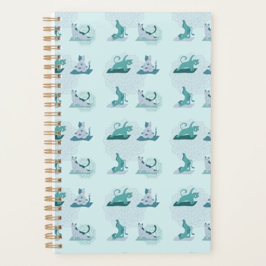 Green Yoga Cats Planer (Vorderseite)