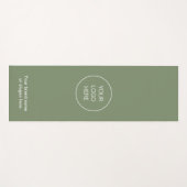 Green Yoga Mat für Firmenlogos Yogamatte (Vorderseite (Horizontal))