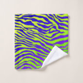 Green Zebra Badhandtuch Set (Waschlappen)