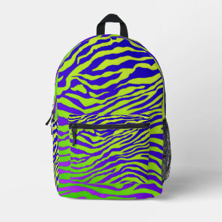 Green Zebra Bedruckter Rucksack