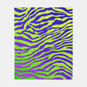 Green Zebra Fleecedecke (Vorderseite)