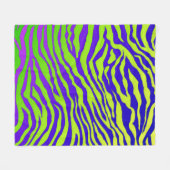 Green Zebra Fleecedecke (Vorderseite (Horizontal))