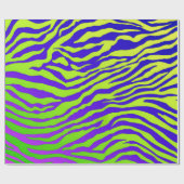Green Zebra Geschenkpapier (Flach)