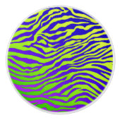 Green Zebra Keramikknauf (Vorderseite)