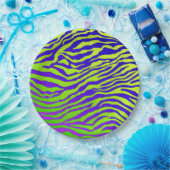 Green Zebra Pappteller (Party)