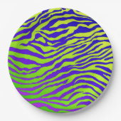 Green Zebra Pappteller (Vorderseite)