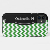 Green Zickzack Black Frame iPhone 5 Gehäuse Case-Mate iPhone Hülle (Rückseite (Horizontal))