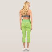 Green Zig-Zag Capris (Rückseite)