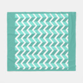 Green ZigZag Fleecedecke (Vorderseite (Horizontal))
