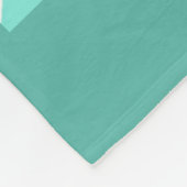 Green ZigZag Fleecedecke (Ecke)
