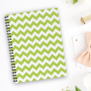 Green Zigzag, grün Zickzack, geometrisches Muster Planer