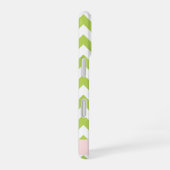 Green Zigzag, grün Zickzack, Ihr Name iPhone 16 Hülle (Rechte Seite)