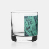 Green Zoisite Mineral Stone Monogram Whiskyglas (Rechts)