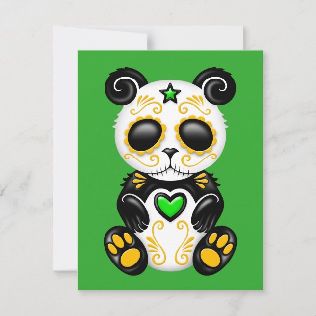 Green Zombie Sugar Panda (Vorderseite)