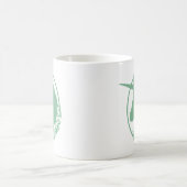 Green Zombie Unicorn Kaffeetasse (Mittel)