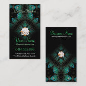 Greenada v3 Fraktal Business Card Visitenkarte (Vorne/Hinten)