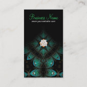 Greenada v3 Fraktal Business Card Visitenkarte (Rückseite)