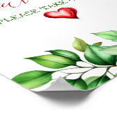 Greenary Red Apple Favoriten Nehmen Sie bitte eine Poster (Ecke)