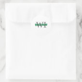 Greenbay Wi Runder Aufkleber (Tasche)