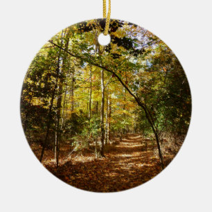 Greenbelt Park im Herbst I Maryland Landschaft Keramik Ornament