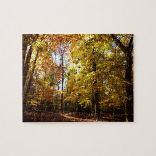 Greenbelt Park im Herbst II Maryland Naturszene Puzzle