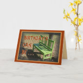GreenBench Birthday oder irgendwas, was Card anpas Karte (Gelbe Blume)
