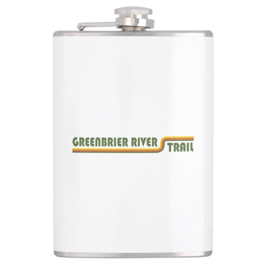 Greenbrier River Trail Flachmann (Vorderseite)