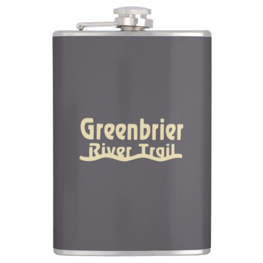 Greenbrier River Trail Flachmann (Vorderseite)