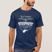 Greenbrier River Trail (H2) T-Shirt (Vorderseite)