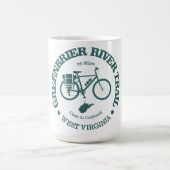 Greenbrier River Trail (Radfahren) Kaffeetasse (Mittel)