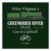 Greenbrier River Trail (RT2) Poster (Vorderseite)