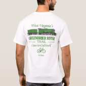 Greenbrier River Trail (RT2) T-Shirt (Rückseite)