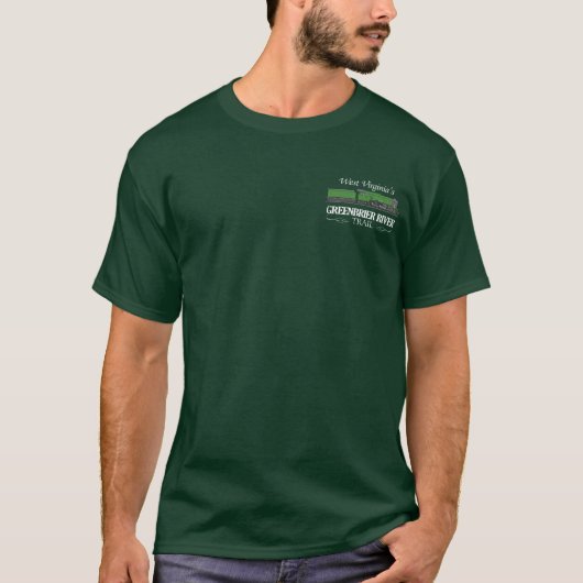 Greenbrier River Trail (RT2) T-Shirt (Vorderseite)