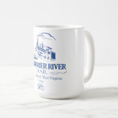Greenbrier River Trail (RT) Kaffeetasse (VorderseiteRechts)