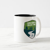Greenbrier River Trail Zweifarbige Tasse (VorderseiteRechts)
