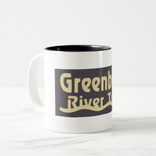 Greenbrier River Trail Zweifarbige Tasse (Vorderseite Links)