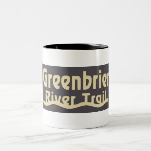 Greenbrier River Trail Zweifarbige Tasse (Mittel)