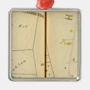 Greenburg, New York 7 Silbernes Ornament