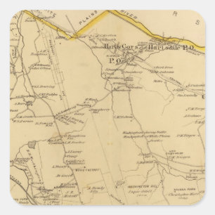 Greenburgh, New York Quadratischer Aufkleber