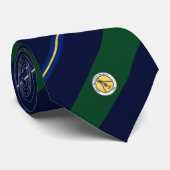 Greenburgh (New York) Stadtflagge Neck Tie Krawatte (Gerollt)