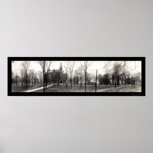 Greencastle Depauw HochschulFoto 1909 Poster