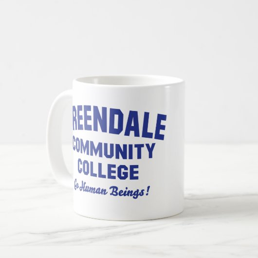 Greendale Community Uni Tasse (Vorderseite Links)