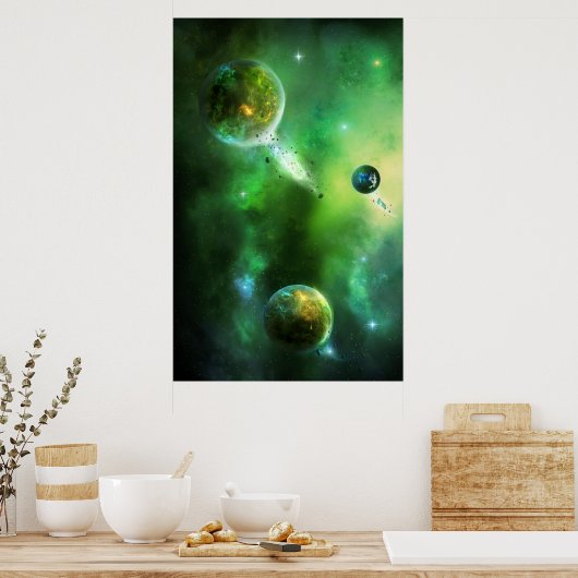 Greenday Galaxy Poster (Küche)