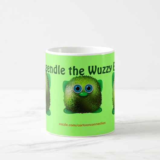 Greendle the Cudly Wuzzy-Hintern Drinking Tasse (Mittel)