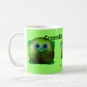Greendle the Cudly Wuzzy-Hintern Drinking Tasse (Links)