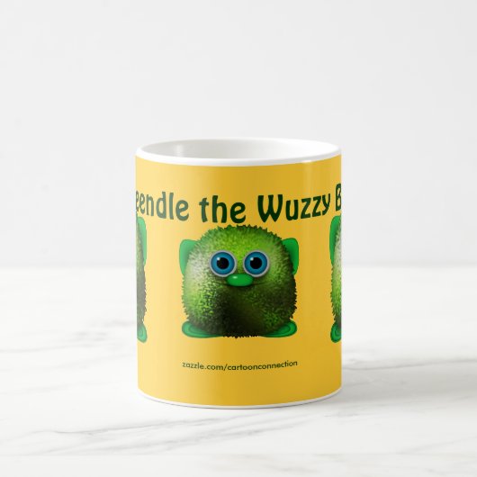 Greendle the Cudly Wuzzy-Hintern Drinking Tasse (Mittel)