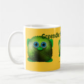 Greendle the Cudly Wuzzy-Hintern Drinking Tasse (Links)