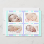 GreenDragon Foto Geburtserklärung Ankündigung (Rückseite)